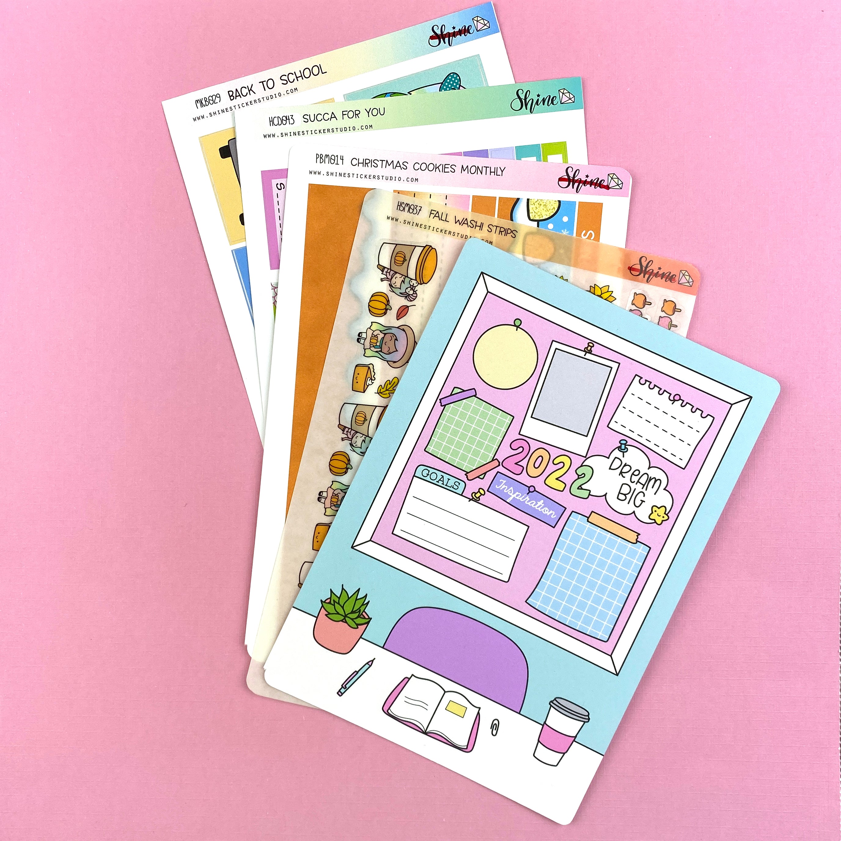 Woops Sticker Pack Oops Stickers Large Pack - Misfit Grab Bags – Shine Sticker Studio