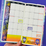 Halloween Monthly Planner Tabs By Shine Sticker Studio