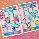 Colorful Hobonichi Cousin Sticker Kit By Shine Sticker Studio