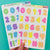 All Bright Color Large Number Stickers | Shine Studio | Number Stickers
