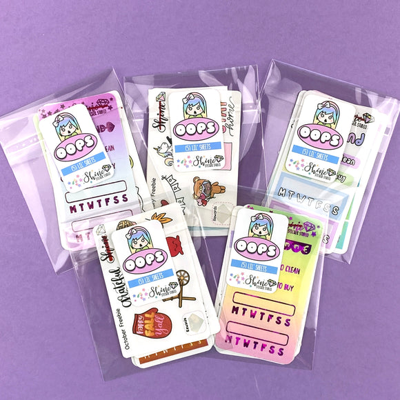 Oops Bag - Lil' Freebie+Add-on Sheets Grab Bag - Misfit Grab Bag Stickers