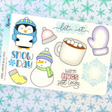 Winter Bujo Deco Stickers | Winter Stickers | Shine Sticker Studio | Snow Day Stickers | Holidays Stickers