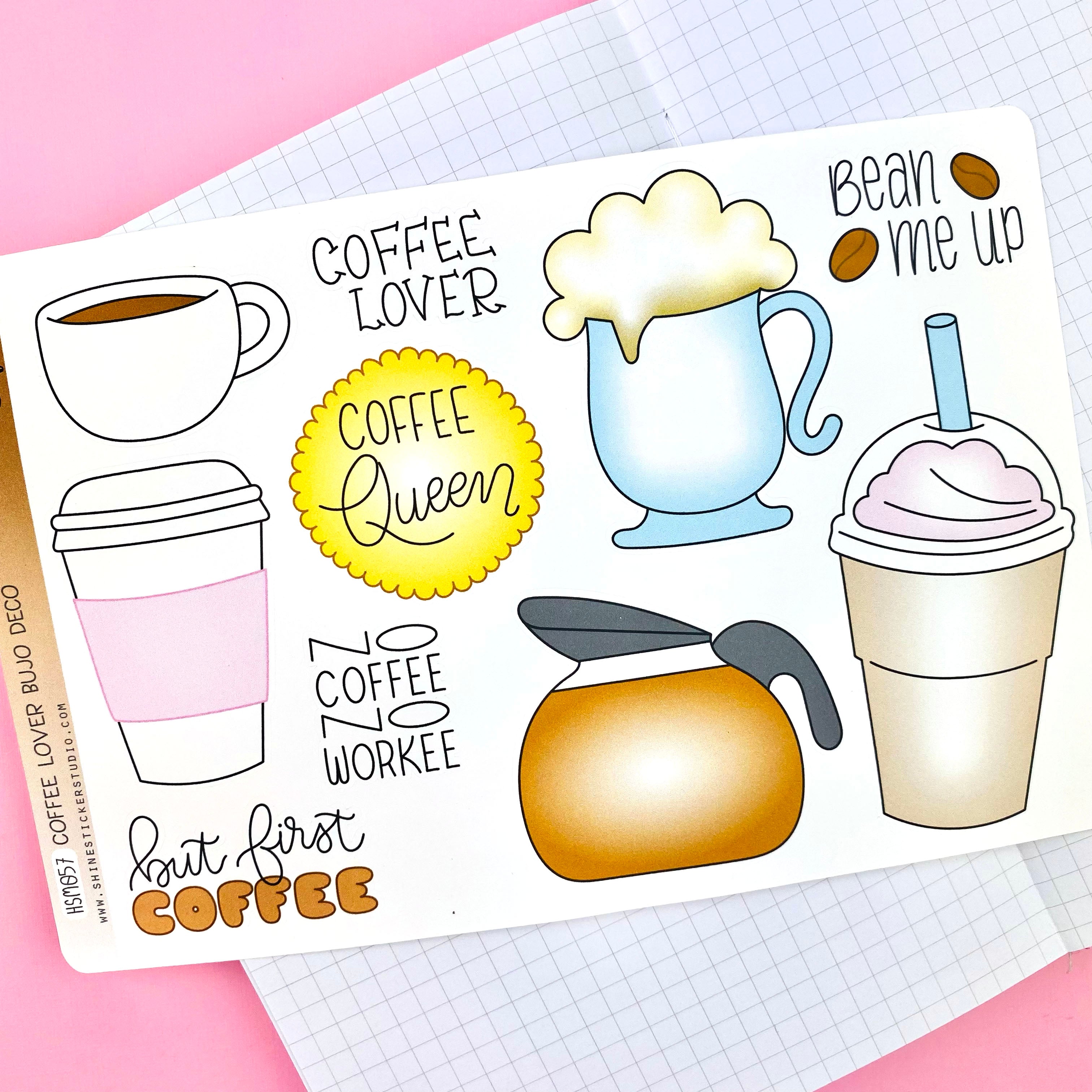 COFFEE LOVERS' Sticker | Spreadshirt