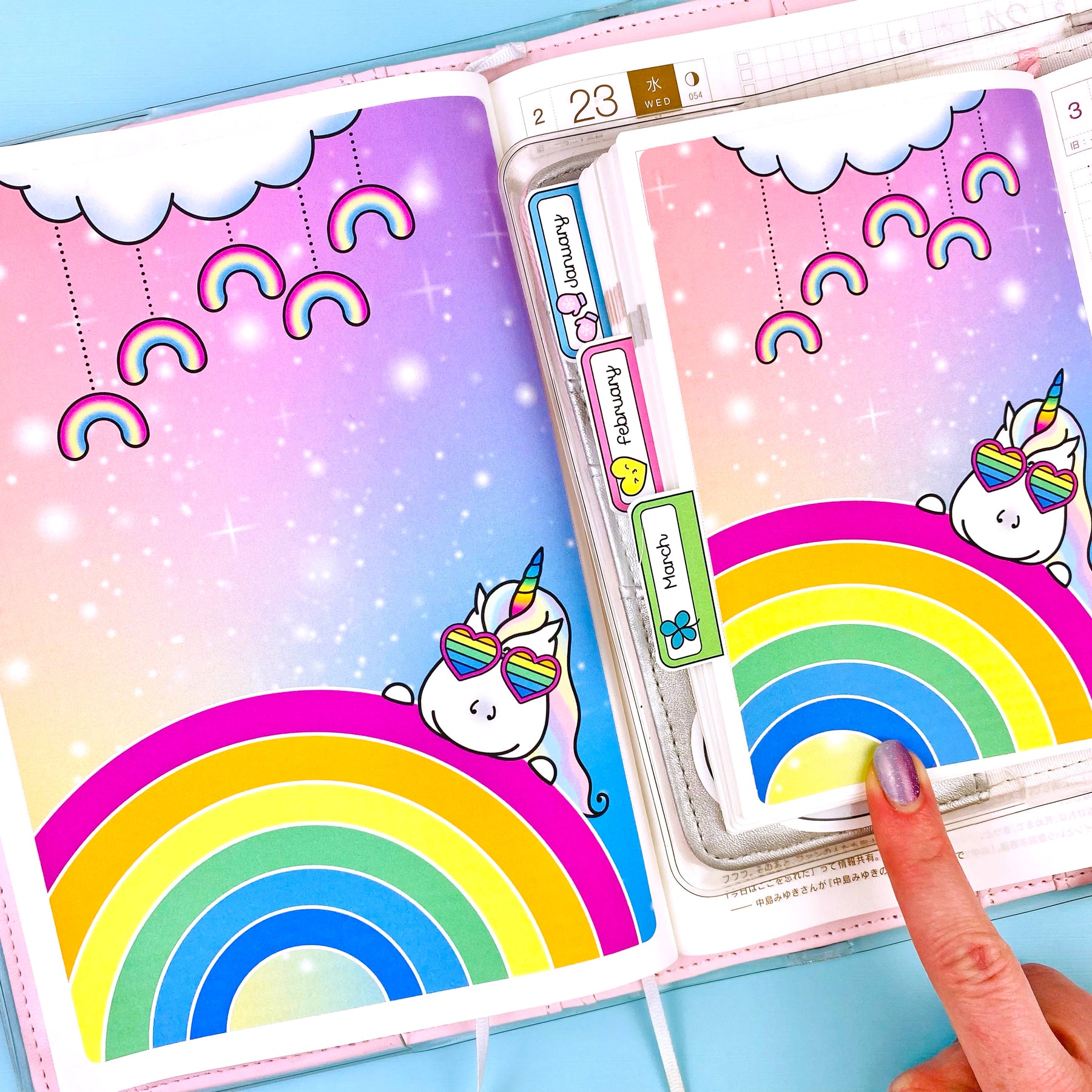 Star’s Rainbow Jumbo Sticker – Shine Sticker Studio