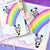 Panda Rainbow Jumbo Sticker