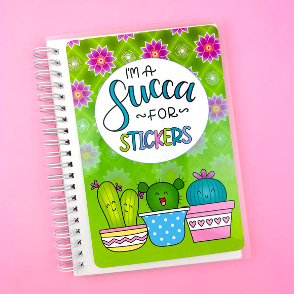 Succa For Stickers Reusable Sticker Book