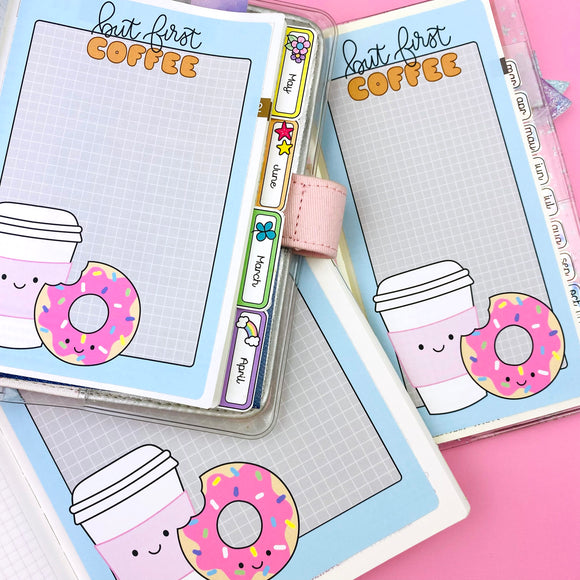 Coffee Time Jumbo Sticker