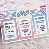 Neutral Picture Frame Deco Stickers