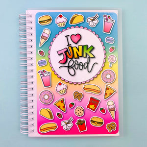 Junk Food Reusable Sticker Book