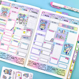 Luna Planner Girl Hobonichi Cousin Sticker Kit