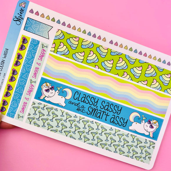 All That Sass Hobonichi Cousin Daily Washi Strip Stickers