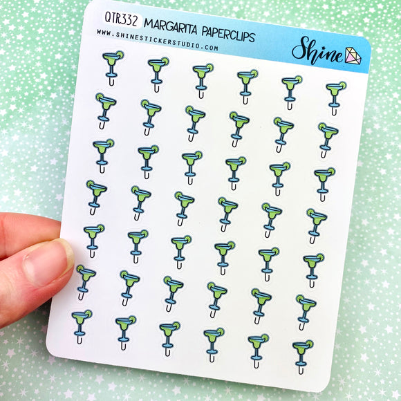 CLEARANCE: Margarita Clip Stickers