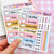 A6 Coffee Time Hobonichi Date Cover Stickers