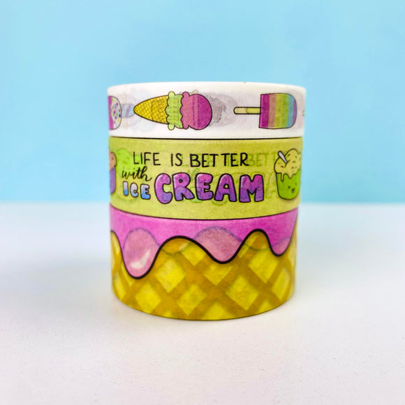 CLEARANCE: Ice Cream Washi Tape Collection
