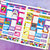 I Love the 80s - Hobonichi Cousin Sticker Kit