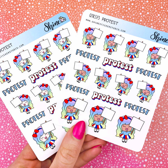 Luna Protest Stickers