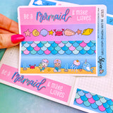A6 Luna Mermaid Washi Strip Stickers