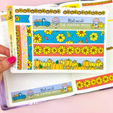 Pumpkin Patch Hobonichi Cousin Daily Washi Strip Stickers