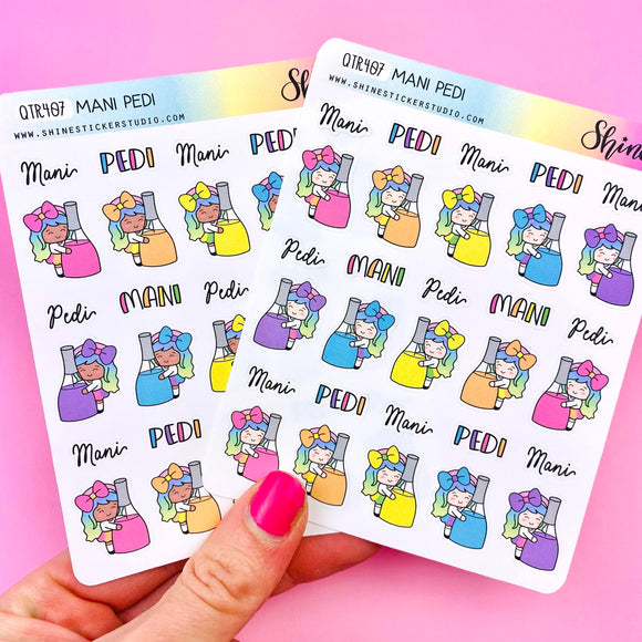 Luna Mani Pedi Stickers