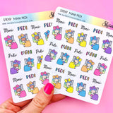 Luna Mani Pedi Stickers