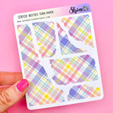 Besties Torn Paper Stickers