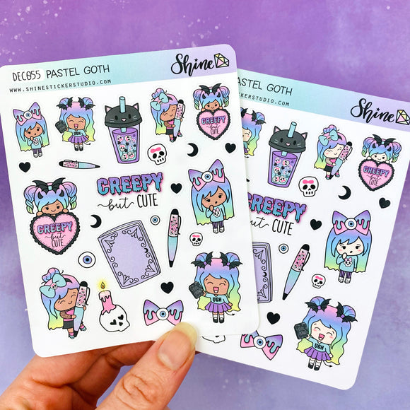 Pastel Goth - Collab with The Angel Shoppe - Deco Stickers