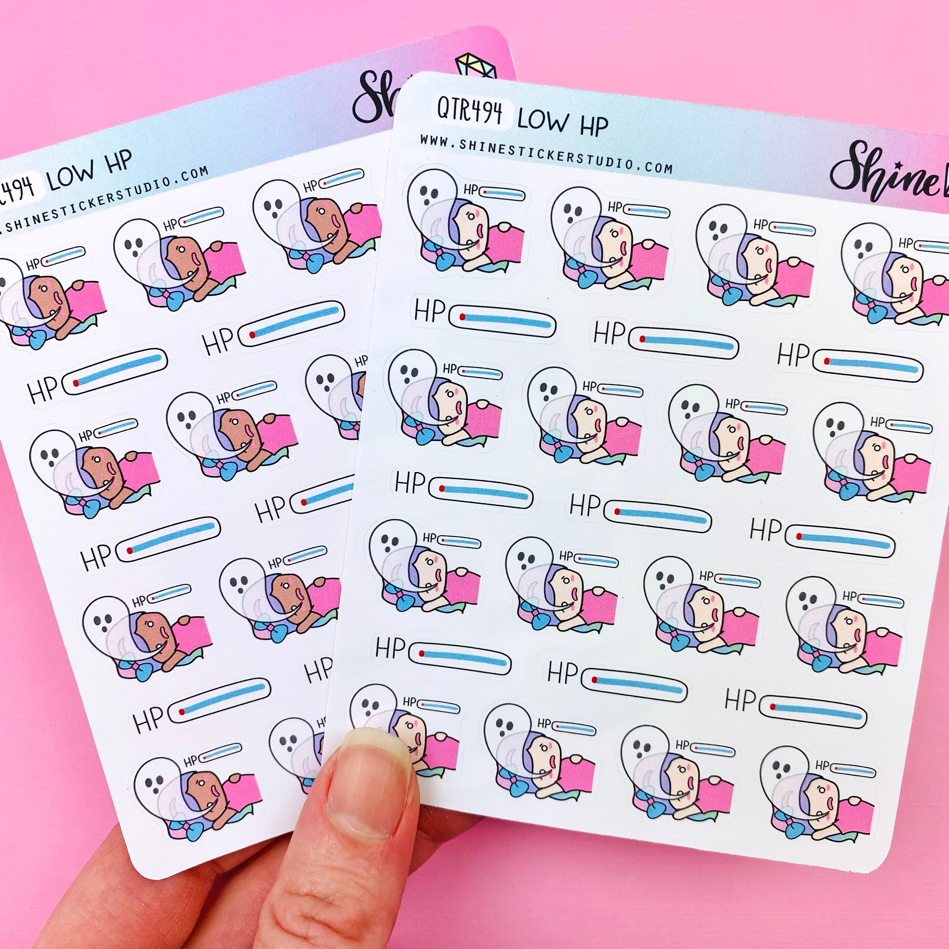 Low Hp Sticker Luna Low HP Stickers – Shine Sticker Studio