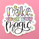 Make Your Own Magic Die Cut Vinyl Decal with Clear or Sparkle Holo Lamination