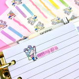 Clear Luna Highlighter Stickers