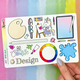 Artist Bujo Deco Stickers