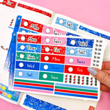 Merry Christmas Hobonichi Cousin Daily Date Cover Stickers