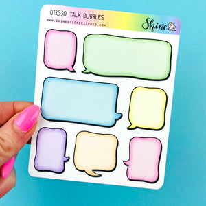 Talk Bubble Stickers