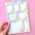 Large Rainbow Cloud Boxes Stickers