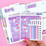 A6 Magical Girl Hobonichi Date Cover Stickers