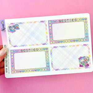 Besties Double Boxes Stickers