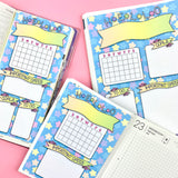 Undated Springtime Monthly Jumbo Sticker