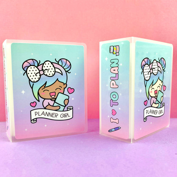 Luna Planner Girl Washi Wallet Mini Sticker Album