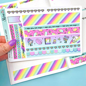 Magical Planner Hobonichi Cousin Daily Washi Strip Stickers