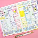 Bee Happy - Collab with The Angel Shoppe - Hobonichi Cousin Sticker Kit