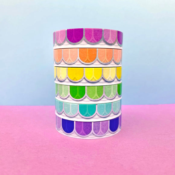 FOIL Scallops Washi Tape Bundle