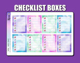 Vertical Weekly Sticker Kit | Checklist Boxes