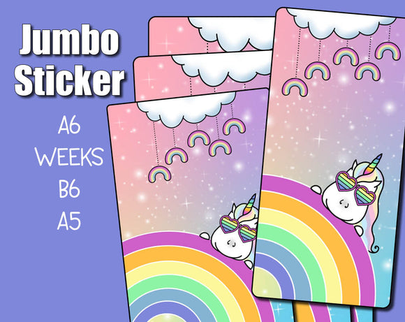 Star’s Rainbow Jumbo Sticker