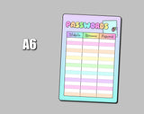 Passwords Log Jumbo Sticker