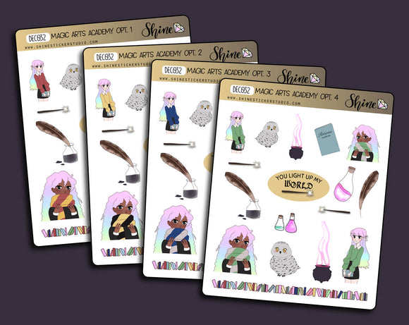 Magic Arts Academy Deco Stickers