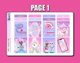Magical Girl Hobonichi Cousin Sticker Kit