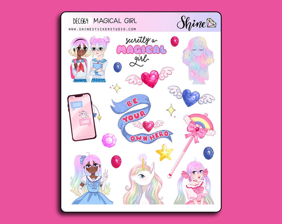 Magical Girl Deco Stickers