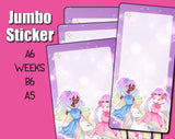 Magical Girl Jumbo Sticker