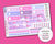 Magical Girl - Hobonichi Cousin Daily Date Cover Stickers