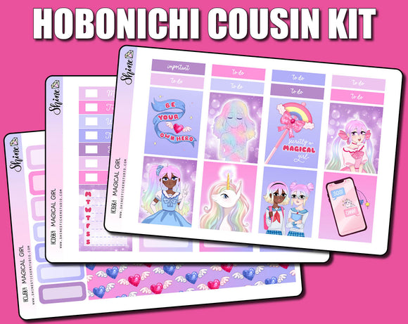 Magical Girl Hobonichi Cousin Sticker Kit