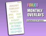Monthly Overlays Stickers By Shine Sticker Studio